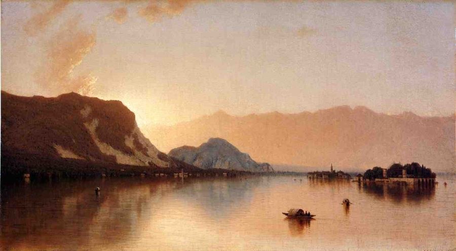 Sanford Robinson Gifford Isola Bella in Lago Maggiore